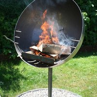 Grill aus Edelstahl